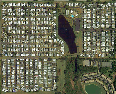 Foxwood Lake Estates Aerial Photo Lakeland FL